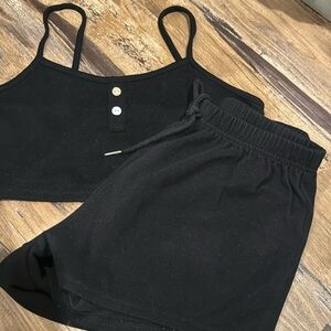Cozy SHEIN shorts sleep set